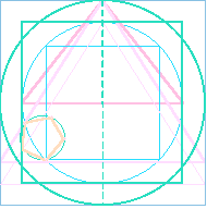 Quadratur mit Fünfeck 