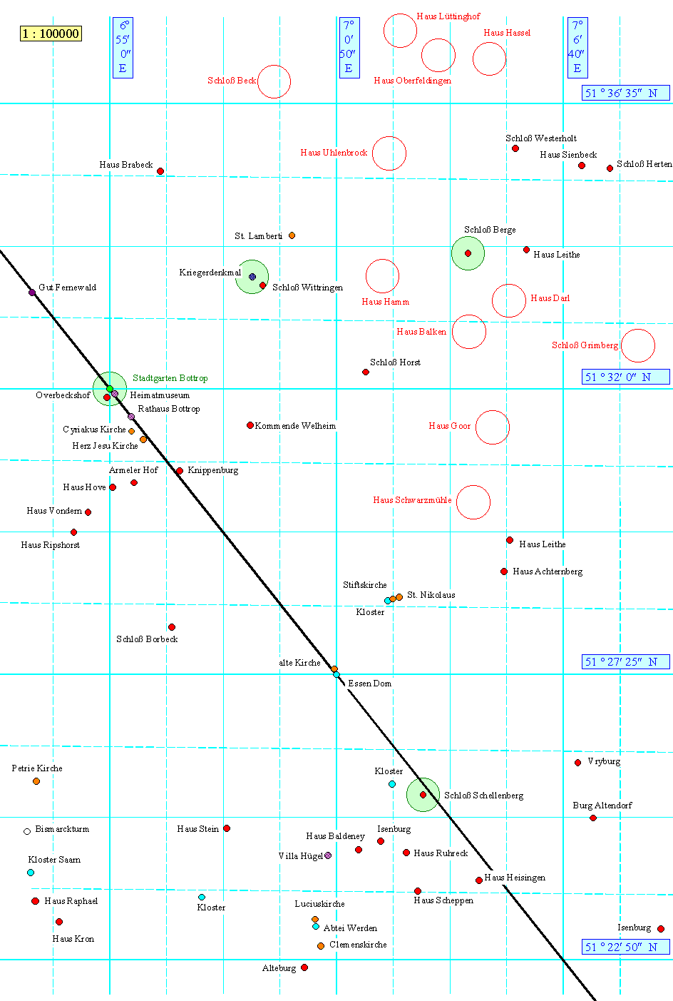  Karte 1 - Grundlinie 