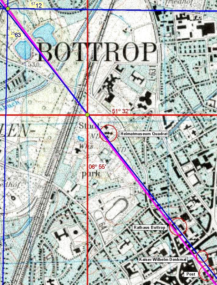  Grundlinie und Trappelinie in Bottrop 