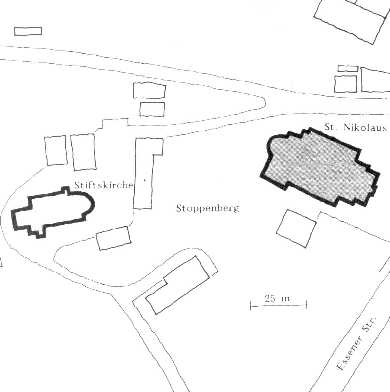 Plan von Stift Stoppenberg