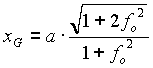 Funktionsgleichung für x