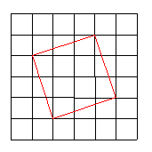 Abbildung Quadrat erzeugt aus dem Grundgitter