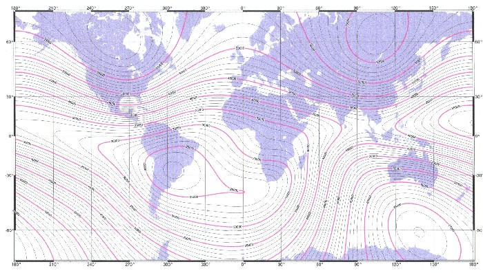  Das magnetische Gesamtfeld der Erde – WMM - 2005 