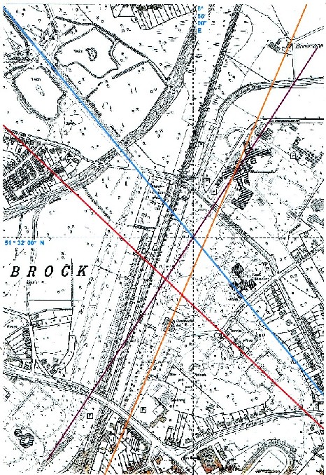 Plan des Bottroper Stadtgarten