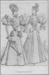 Promenadenkostüm 1896