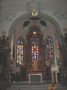 Berneck katholische Kirche Altar